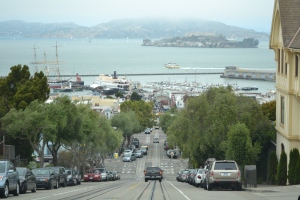 Steep Road along Downtown SF